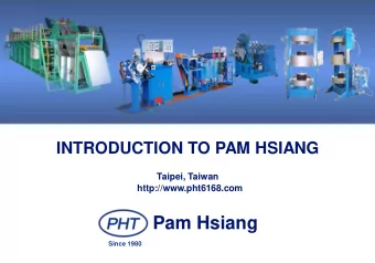 Organizational structure  As one of the export and m anufacture com pany, Pam  Hsiang have