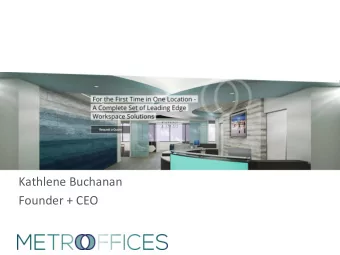 Kathlene  Buchanan    Founder  +  CEO      Inspired      by  the