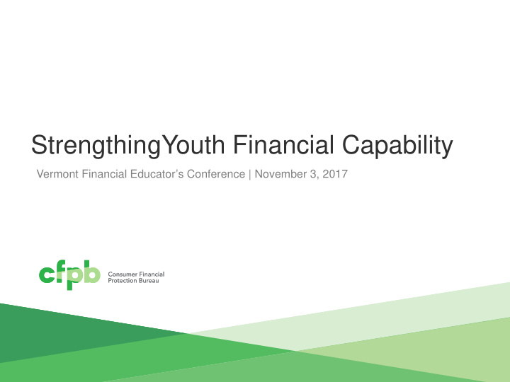 strengthingyouth financial capability