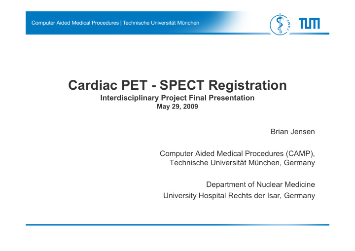 cardiac pet spect registration