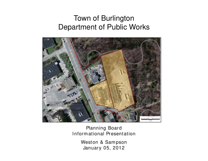 town of burlington department of public works