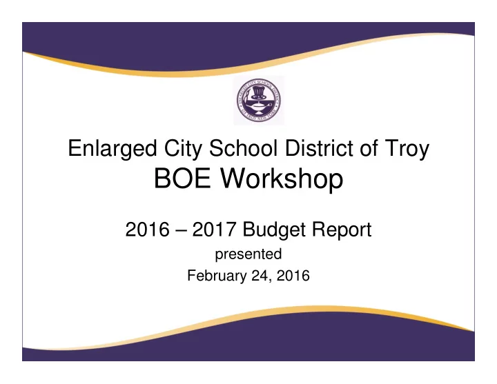 boe workshop