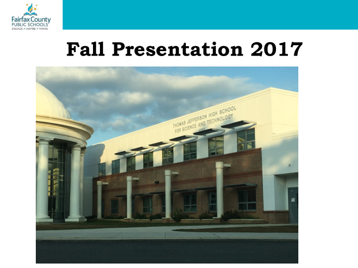 fall presentation 2017 agenda