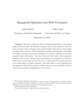 1  Introduction  Empirical and survey evidence suggests that entrepreneurs and executives are