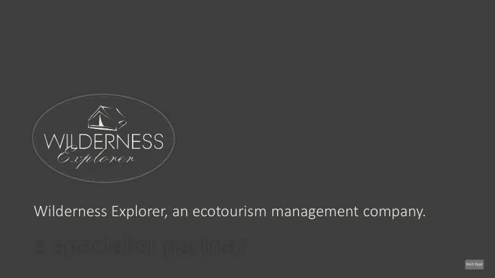 a specialist partner