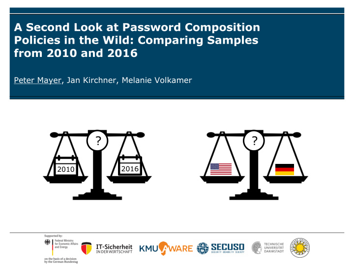 2016 2010 this talk what it is about password composition