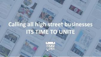 Calling all high street businesses  ITS TIME TO UNITE  1  What is OFFiGO?  OFFiGO is the UKs