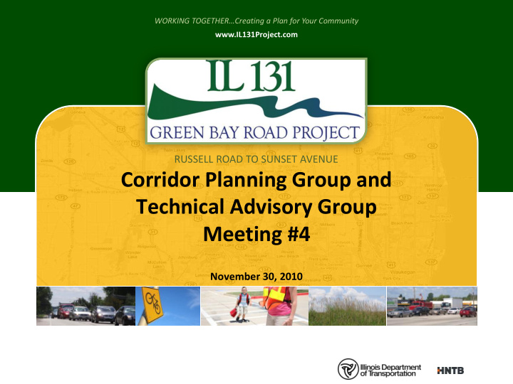corridor planning group and