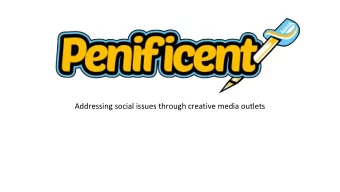 Addressing social issues through creative media outlets  Penificent Social Comics  Can two wrongs