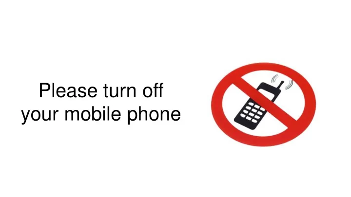 please turn off