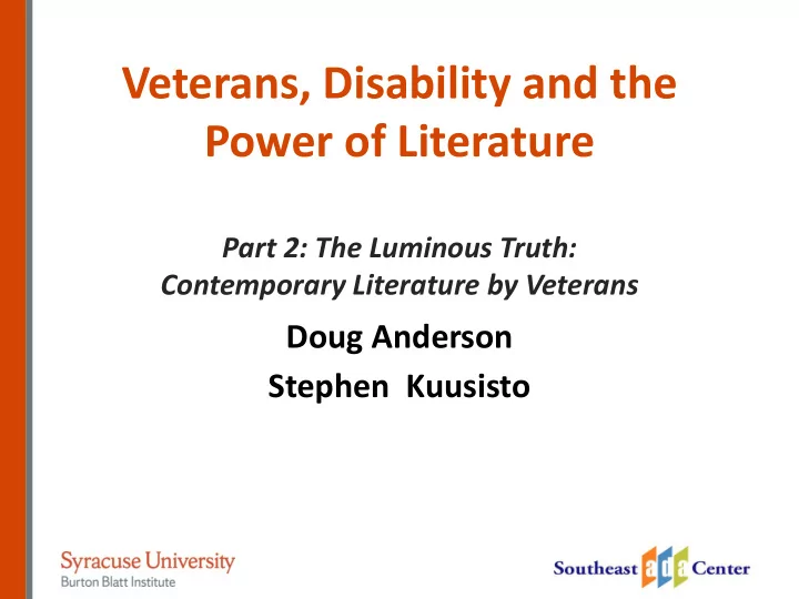 power of literature