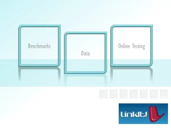 Benchmarks Online Testing Data  District Benchmarks  English/Language Arts and Math