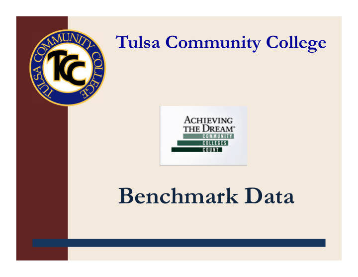 benchmark data table of contents