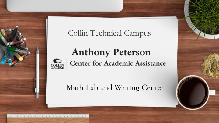 collin technical campus math lab and writing center