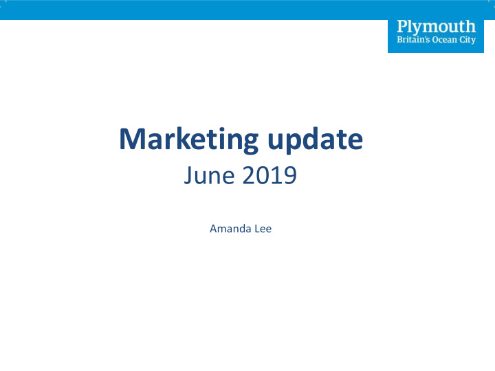 marketing update