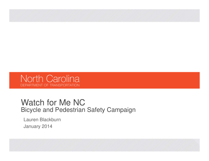 watch for me nc