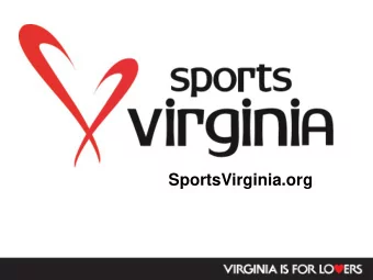 SportsVirginia.org VTCs Dynamic Domestic Sales Team:  Carol Torricelli, CMP  Director, Domestic