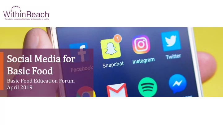 social media for