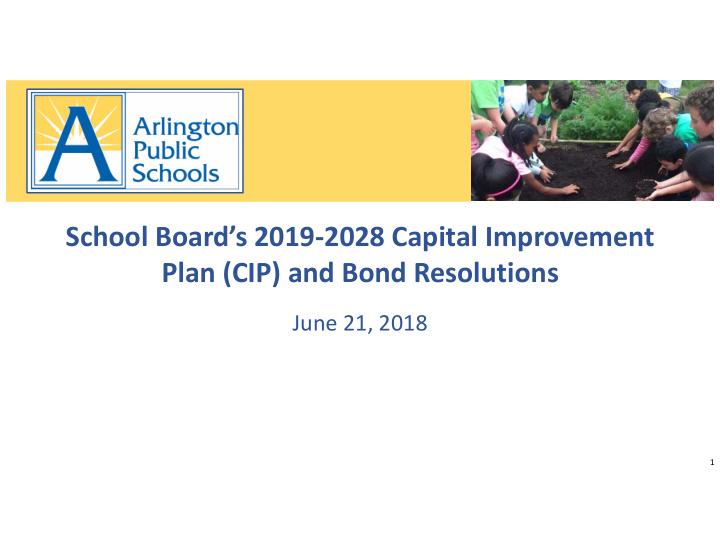 school board s 2019 2028 capital improvement plan cip and