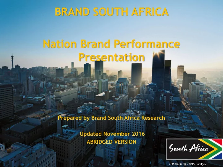 presentation
