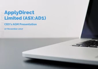 For personal use only  important enhancements to its market ofgering, extending it from product