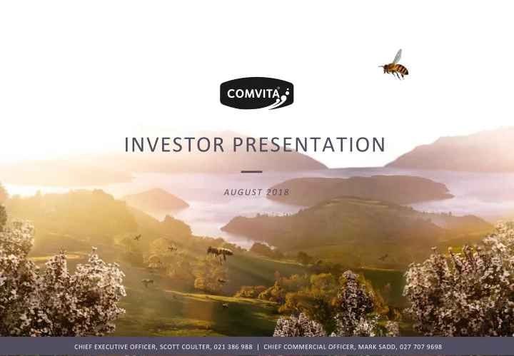 investor presentation