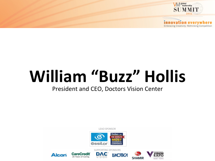 william buzz hollis