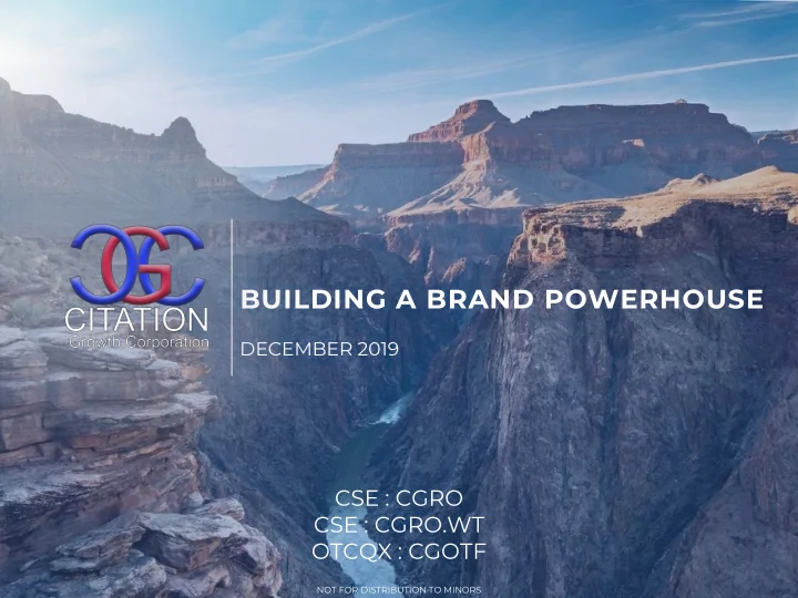 building a brand powerhouse