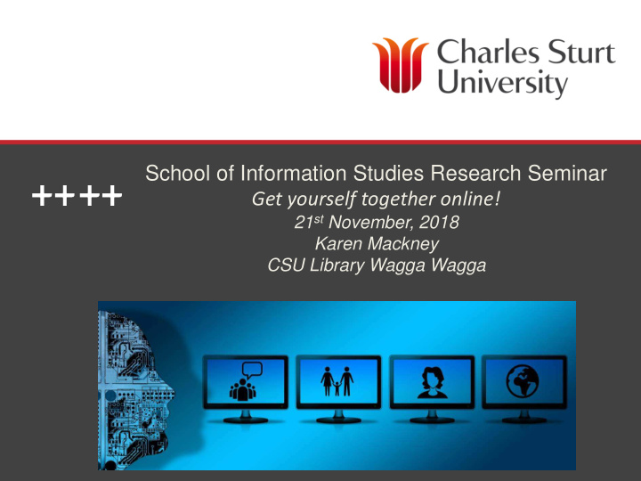 school of information studies research seminar get