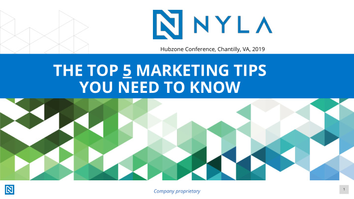 the top 5 marketing tips you need to know