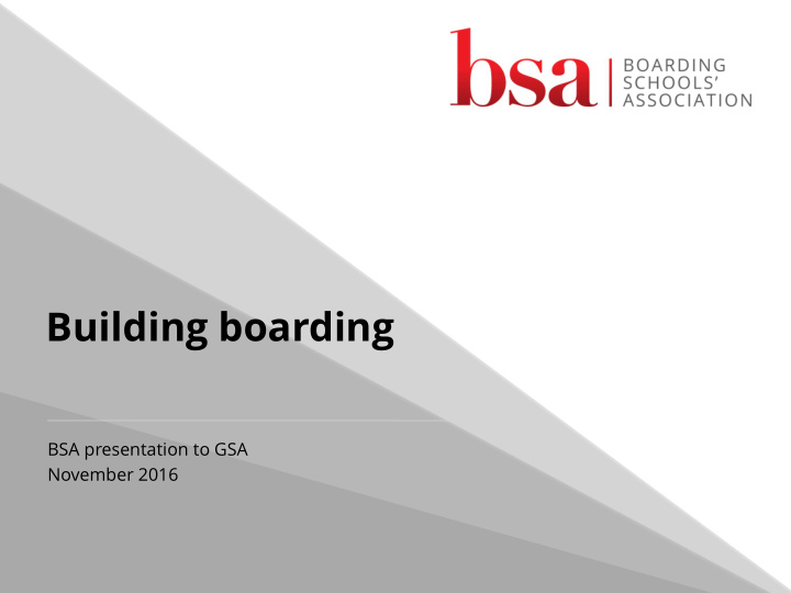building boarding