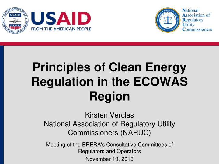 regulation in the ecowas