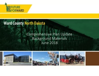 Click to edit Master title style  Comprehensive Plan Update  Background Materials  June 2018