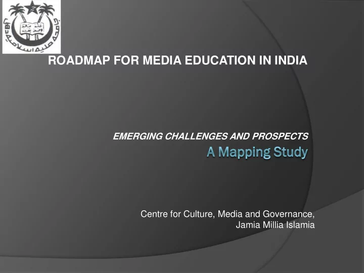 emerging challenges and prospects centre for culture