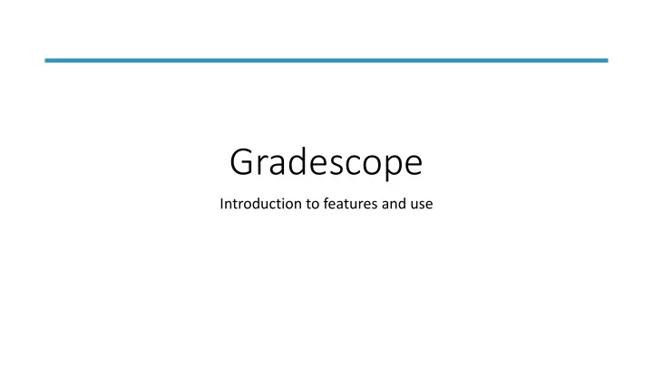 gradescope