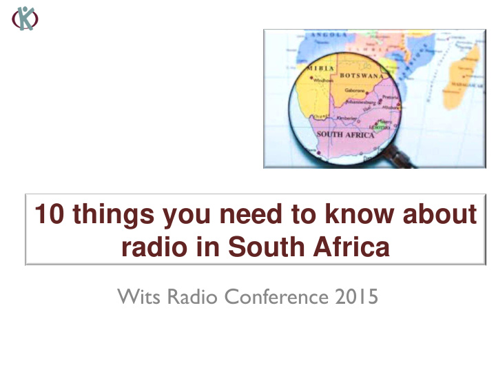 radio in south africa