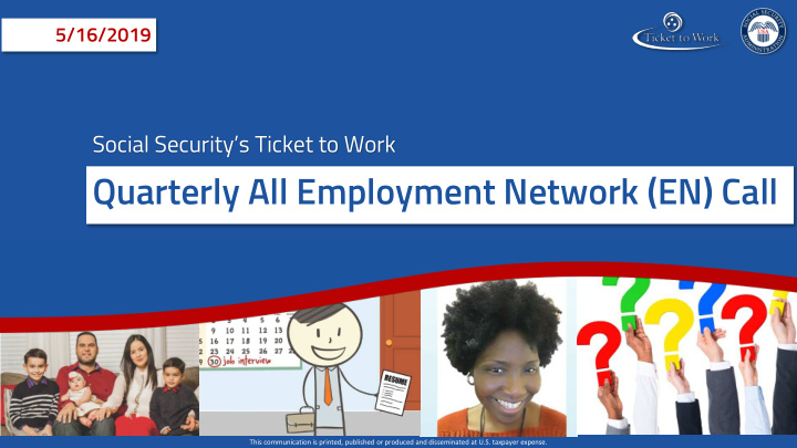 quarterly all employment network en call