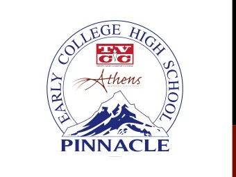 PINNACLE  PINNACLE ECHS  Total Enrollment: 248 Students  80%  70%  67.7%  60%  55.2%  50.4%  50.4%