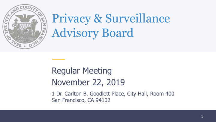 privacy surveillance advisory board