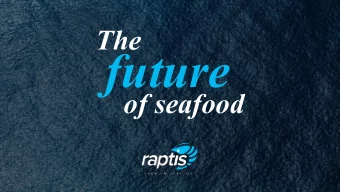 future  of seafood  Corporate Video  Fresh Seafood  A  scientific  approach  to freshness