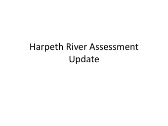 Harpeth River Assessment  Update  2020 DRAFT Harpeth River Impaired Streams Listings  ID305B
