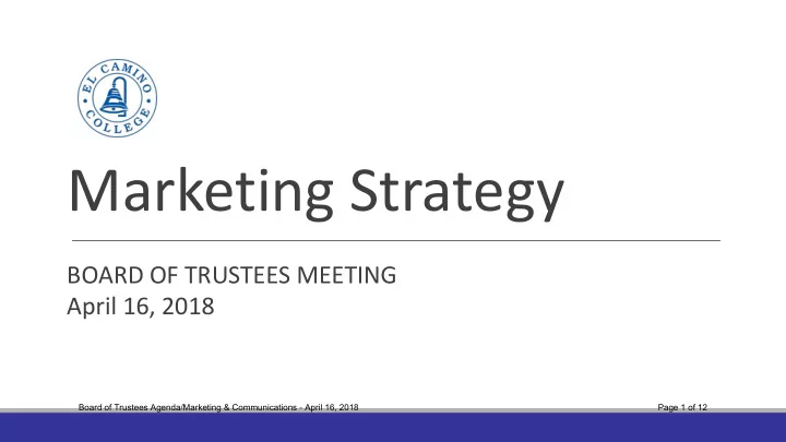 marketing strategy