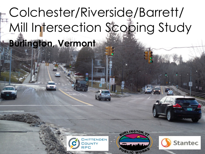 colchester riverside barrett mill intersection scoping