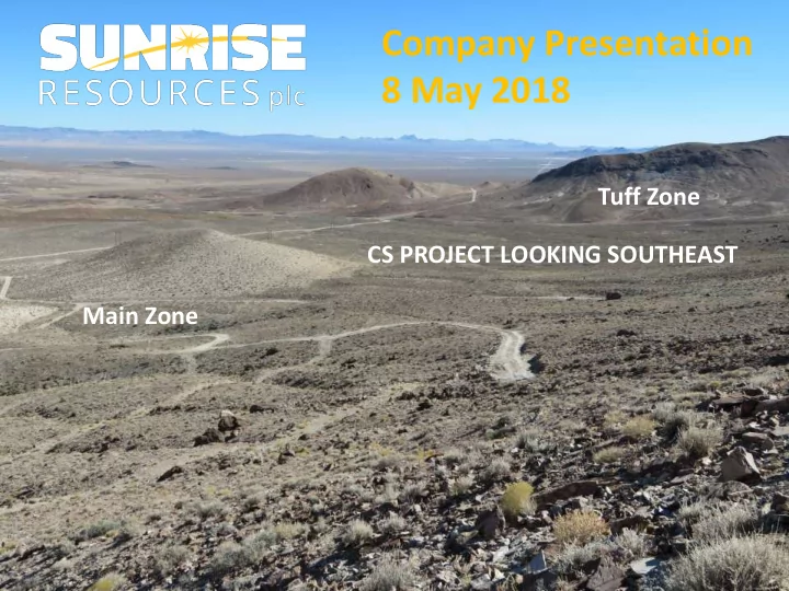 company presentation 8 may 2018