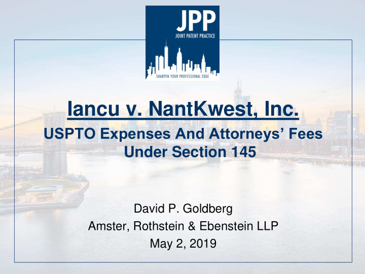 iancu v nantkwest inc