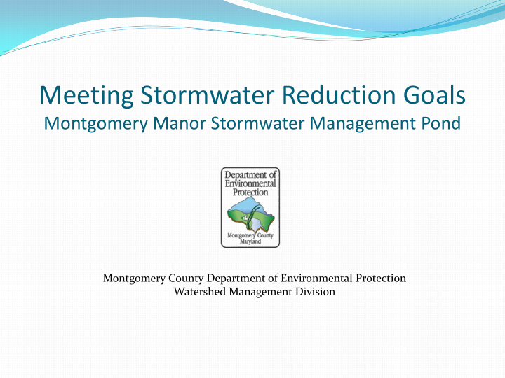 meeting stormwater reduction goals