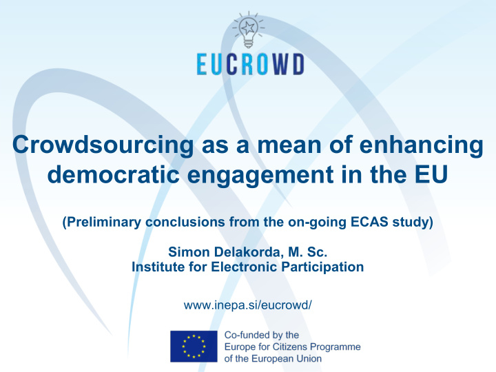 crowdsourcing as a mean of enhancing democratic