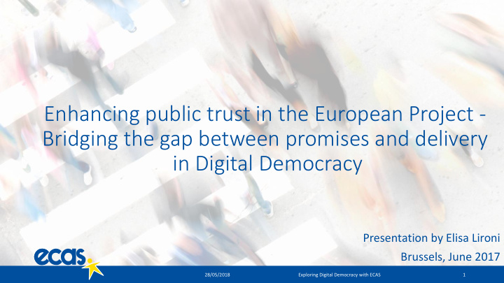 enhancing public trust in the european project