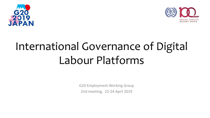 international governance of digital