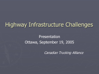 highway infrastructure challenges highway infrastructure